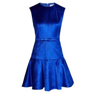 Ted Baker London Velvety Dress, Royal Blue, SZ 4, New with tags